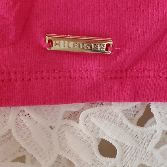 Tommy Hilfiger Lace-bottom Top - Picture 5 of 5